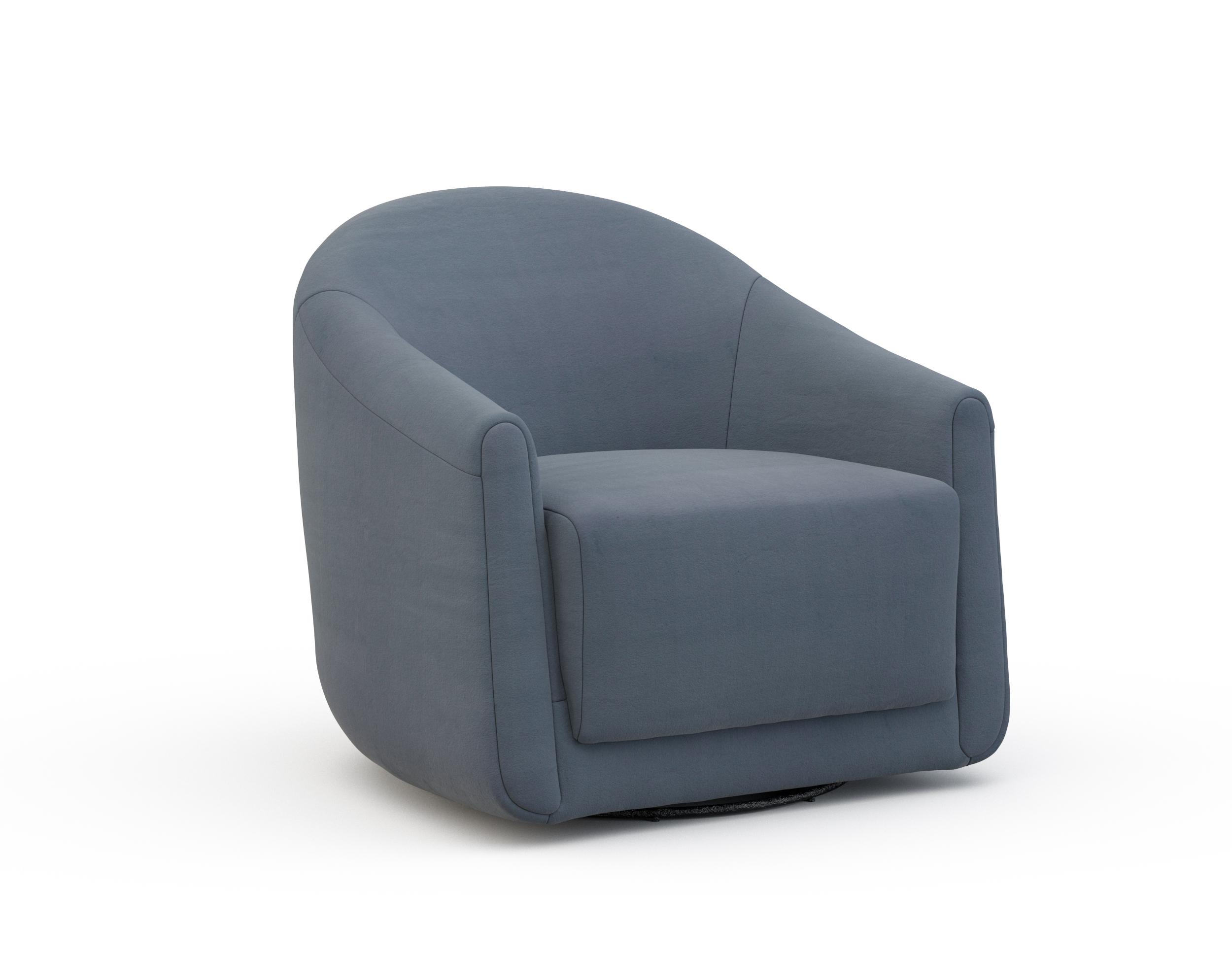 椅子 KANADEMONO Swivel - Modern Mid Century Modern Swivel Sofa Chair